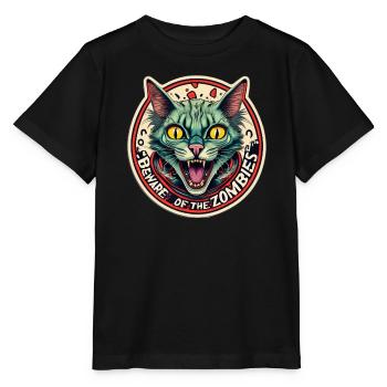Méfiez-vous des zombies - T-shirt bio MINI CREATOR Stanley/Stella Enfant - noir - Devant - Mikhail (115cm)