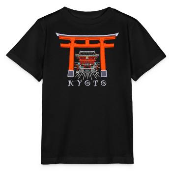 Japan, Kyoto, Fushimi Inari Shrine - Taisha - Stanley/Stella MINI CREATOR Kids’ T-Shirt - black - Front - Mikhail (115cm)