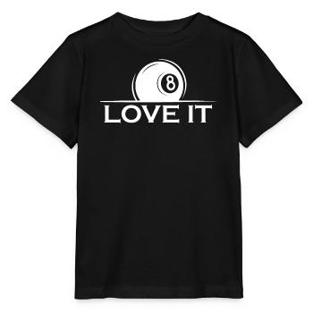 8 balles adorent Billiards Team Club Group Graphics - T-shirt bio MINI CREATOR Stanley/Stella Enfant - noir - Devant - Mikhail (115cm)