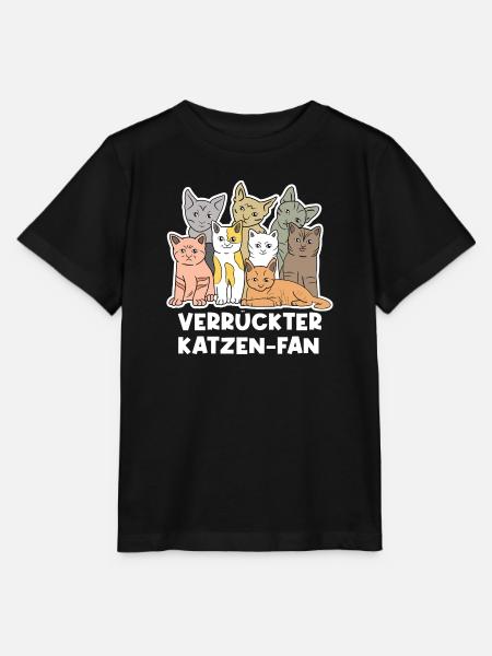 Knuddeltier Haustiere Katze Heimtier Statement - Stanley/Stella Kinder T-Shirt MINI CREATOR  - Schwarz