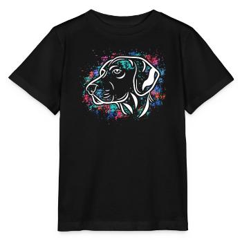 Haustiere Hund Lieblingstier Kuscheltier Heimtier - Stanley/Stella Kinder T-Shirt MINI CREATOR  - Schwarz - Vorne - Mikhail (115cm)