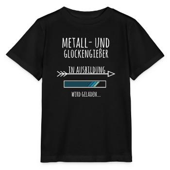 Metall und Glockengießer Ausbildung Geschenk - Stanley/Stella Kinder T-Shirt MINI CREATOR  - Schwarz - Vorne - Mikhail (115cm)