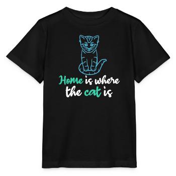 Cat Statement Pets Favorite Pet Pet - Stanley/Stella MINI CREATOR Kids’ T-Shirt - black - Front - Mikhail (115cm)