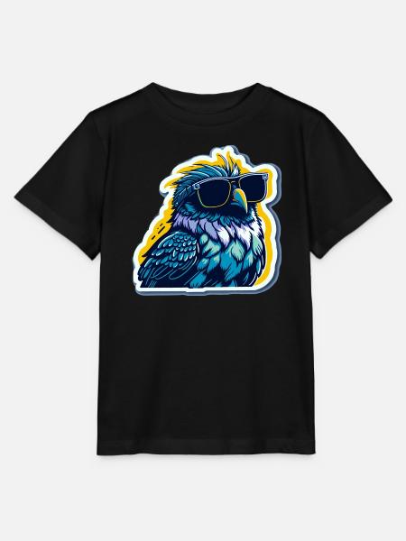 So ein cooler Vogel - Stanley/Stella Kinder T-Shirt MINI CREATOR - Schwarz