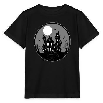 Maison hantée - T-shirt bio MINI CREATOR Stanley/Stella Enfant - noir - Devant - Mikhail (115cm)