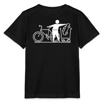 Naturschutz Umweltschützer Umwelt Umweltfreundlich - Stanley/Stella Kinder T-Shirt MINI CREATOR  - Schwarz - Vorne - Mikhail (115cm)