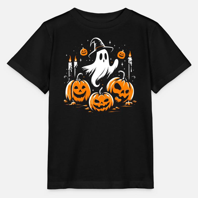 Halloween-Geist - Stanley/Stella Kinder T-Shirt MINI CREATOR  - Schwarz
