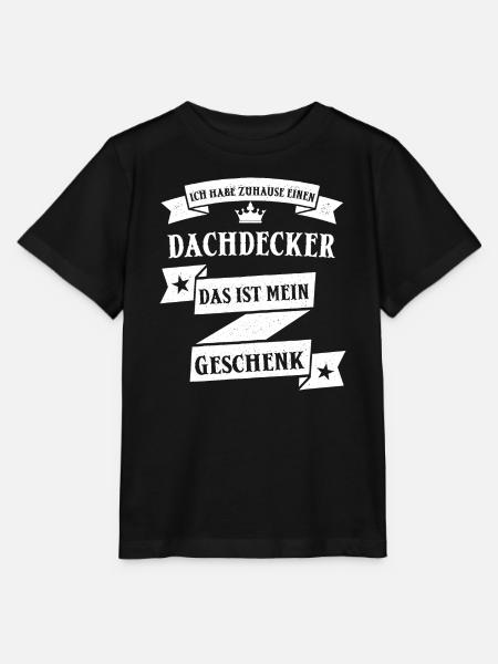 Dachdecker Dachdecken Handwerk Beruf Spruch - Stanley/Stella Kinder T-Shirt MINI CREATOR - Schwarz