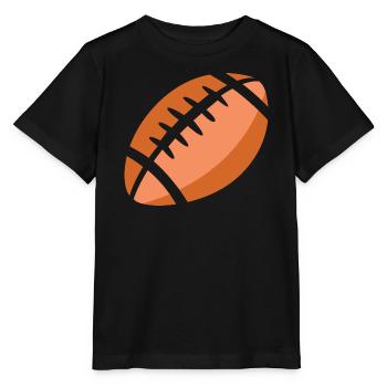 Symbole d’icône de football américain Logo Fan de sport de balle - T-shirt bio MINI CREATOR Stanley/Stella Enfant - noir - Devant - Mikhail (115cm)