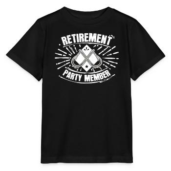 Pensionist Pensionierung Statement Ruhestand - Stanley/Stella Kinder T-Shirt MINI CREATOR  - Schwarz - Vorne - Mikhail (115cm)