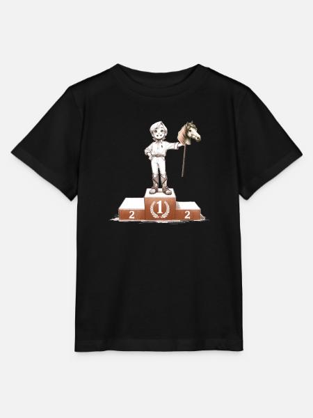 Hobby Horsing Siegerpodest - Stanley/Stella Kinder T-Shirt MINI CREATOR  - Schwarz