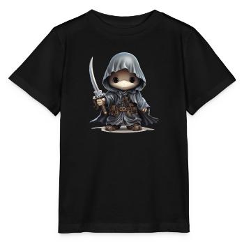 Süßer Geist Mit Dolch Fantasy Shirt - Stanley/Stella Kinder T-Shirt MINI CREATOR  - Schwarz - Vorne - Mikhail (115cm)