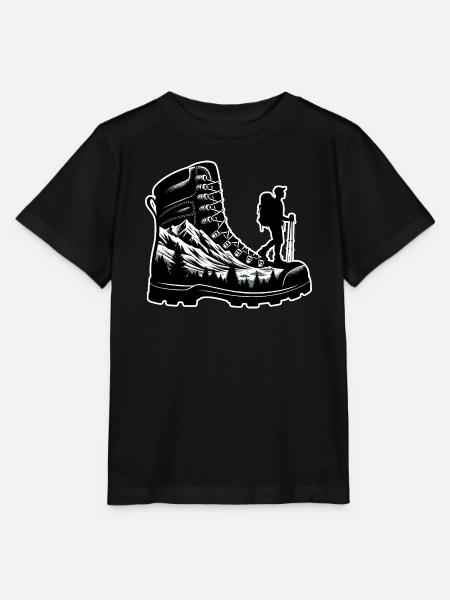 Wanderschuhe Mountain Trekkeur Randonneur - Stanley/Stella Kinder T-Shirt MINI CREATOR - Schwarz