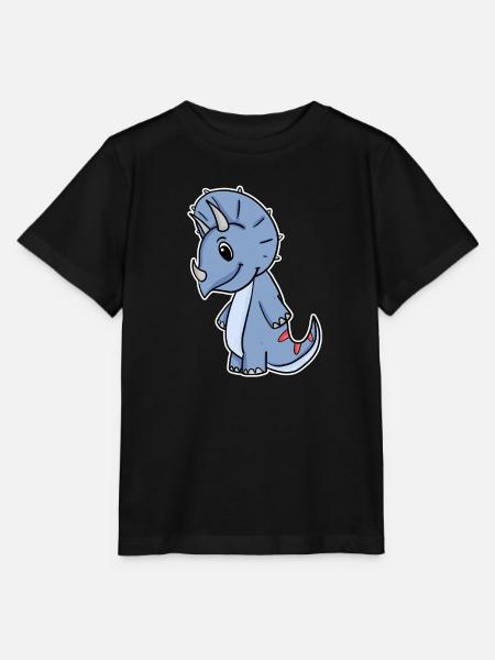 Dinosaurier Dino - Stanley/Stella Kinder T-Shirt MINI CREATOR  - Schwarz
