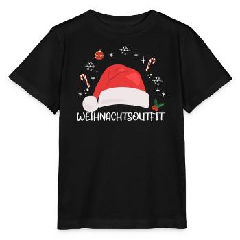 Weihnachten Weihnachtsoutfit Xmas - Stanley/Stella Kinder T-Shirt MINI CREATOR  - Schwarz - Vorne - Mikhail (115cm)