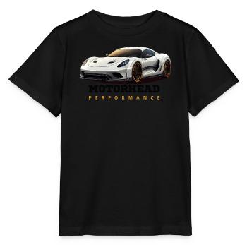 Voiture sportive Performance - T-shirt bio MINI CREATOR Stanley/Stella Enfant - noir - Devant - Mikhail (115cm)