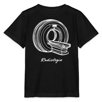 Radiologie Scanner IRM One Line Art Manip Radio - T-shirt bio MINI CREATOR Stanley/Stella Enfant - noir - Devant - Mikhail (115cm)
