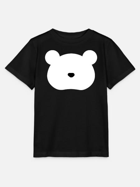 Polar Bear - Stanley/Stella Kinder T-Shirt MINI CREATOR  - Schwarz
