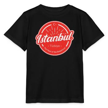 Istanbul - T-shirt bio MINI CREATOR Stanley/Stella Enfant - noir - Devant - Mikhail (115cm)