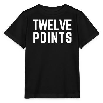 DOUZE POINTS Eurovision Oostenrijk 2026 - T-shirt bio MINI CREATOR Stanley/Stella Enfant - noir - Devant - Mikhail (115cm)