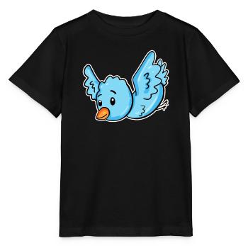 Ein blauer Vogel - Stanley/Stella Kinder T-Shirt MINI CREATOR  - Schwarz - Vorne - Mikhail (115cm)