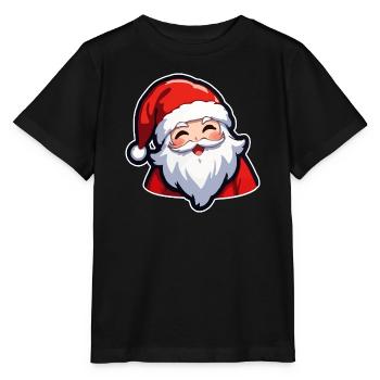 Santa Claus - Stanley/Stella MINI CREATOR Kids’ T-Shirt - black - Front - Mikhail (115cm)