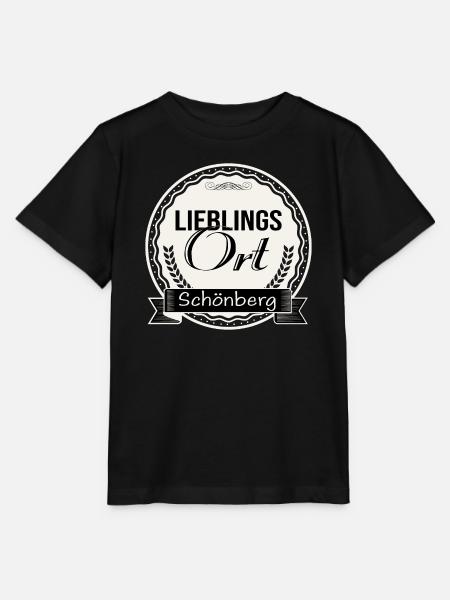 Lieblingsort Schönberg - Stanley/Stella Kinder T-Shirt MINI CREATOR - Schwarz