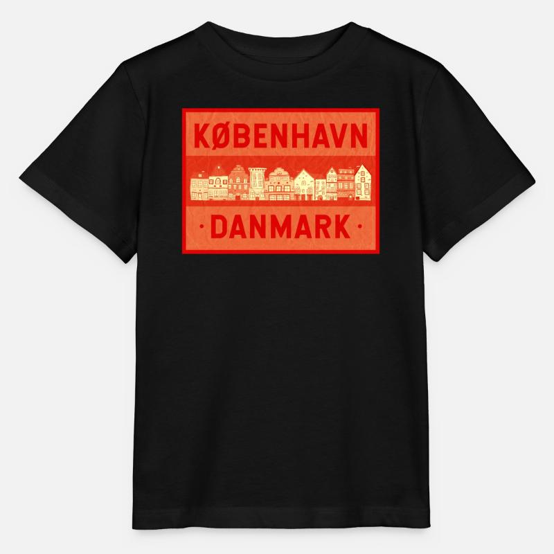 Kopenhagen - Dänemark - Stanley/Stella Kinder T-Shirt MINI CREATOR  - Schwarz