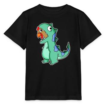 Déguisement de dinosaure poulet - T-shirt bio MINI CREATOR Stanley/Stella Enfant - noir - Devant - Mikhail (115cm)