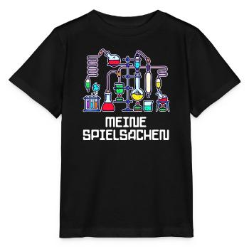 Job Wissenschafter Karriere Statement Vorgesetzter - Stanley/Stella Kinder T-Shirt MINI CREATOR  - Schwarz - Vorne - Mikhail (115cm)