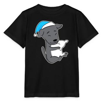 Italienisches Windspiel Schlafen Müdigkeit Hund - Stanley/Stella Kinder T-Shirt MINI CREATOR  - Schwarz - Vorne - Mikhail (115cm)