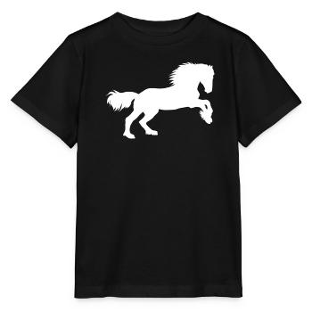 Puissance des chevaux - T-shirt bio MINI CREATOR Stanley/Stella Enfant - noir - Devant - Mikhail (115cm)