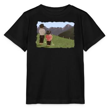 Biesler mit Aussicht - Stanley/Stella Kinder T-Shirt MINI CREATOR  - Schwarz - Vorne - Mikhail (115cm)