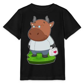 Trousse de premiers secours Bull Doctor - T-shirt bio MINI CREATOR Stanley/Stella Enfant - noir - Devant - Mikhail (115cm)