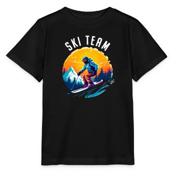 Équipe de ski Skieur École de ski Ski Équipe de ski - T-shirt bio MINI CREATOR Stanley/Stella Enfant - noir - Devant - Mikhail (115cm)