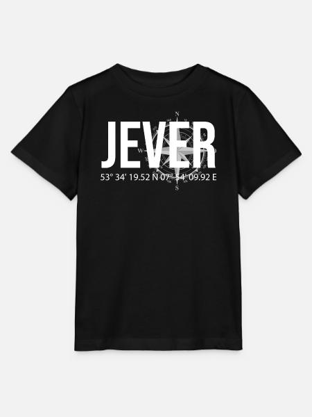 Koordinaten Jever - Stanley/Stella Kinder T-Shirt MINI CREATOR  - Schwarz