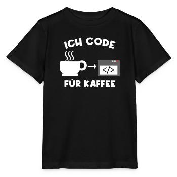 Workaholic Job Coder Karriere Erfolg Statement - Stanley/Stella Kinder T-Shirt MINI CREATOR  - Schwarz - Vorne - Mikhail (115cm)