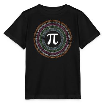 Pi Day - Bonne journée Pi - T-shirt bio MINI CREATOR Stanley/Stella Enfant - noir - Devant - Mikhail (115cm)