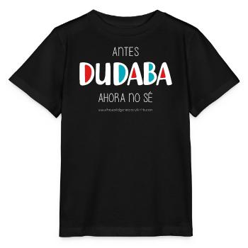 I used to doubt (dark) - Stanley/Stella MINI CREATOR Kids’ T-Shirt - black - Front - Mikhail (115cm)