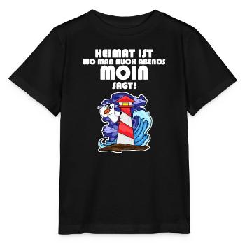 Nordsee Spruch - Stanley/Stella Kinder T-Shirt MINI CREATOR  - Schwarz - Vorne - Mikhail (115cm)