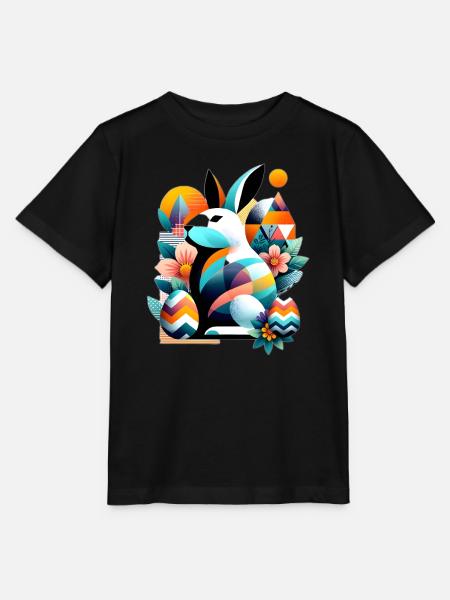 Modern Easter Graphics - Stanley/Stella Kinder T-Shirt MINI CREATOR  - Schwarz