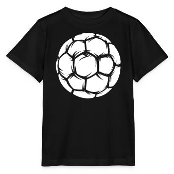 Handballer Team Handball Ball Logo Sport Training - Stanley/Stella Kinder T-Shirt MINI CREATOR  - Schwarz - Vorne - Mikhail (115cm)