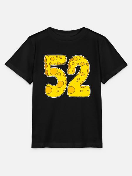 52 Jahre Lustig Käse - Stanley/Stella Kinder T-Shirt MINI CREATOR  - Schwarz