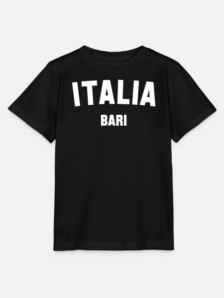 BARI Italia Italien - Stanley/Stella Kinder T-Shirt MINI CREATOR  - Schwarz
