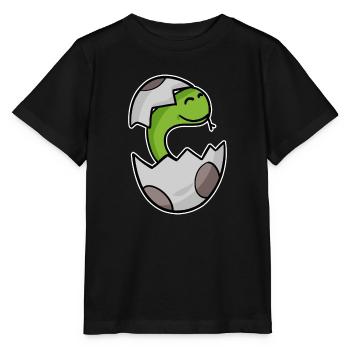 Baby Schlange Kleinkind Motiv - Stanley/Stella Kinder T-Shirt MINI CREATOR  - Schwarz - Vorne - Mikhail (115cm)