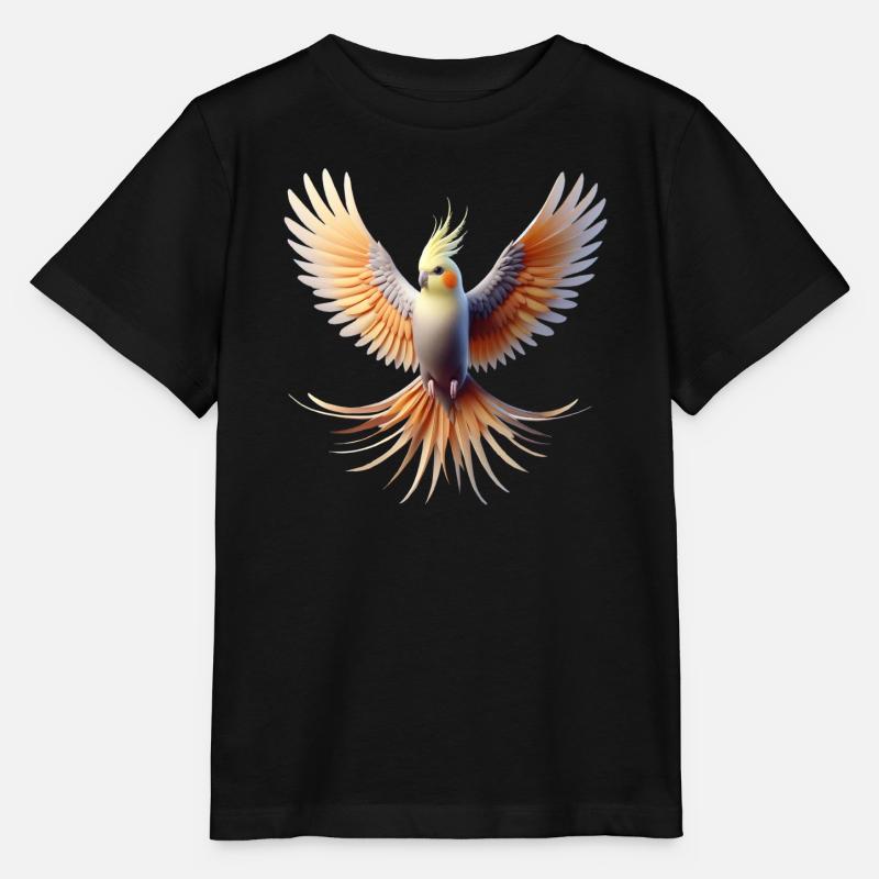 Calopsitte (20) - T-shirt bio MINI CREATOR Stanley/Stella Enfant - noir
