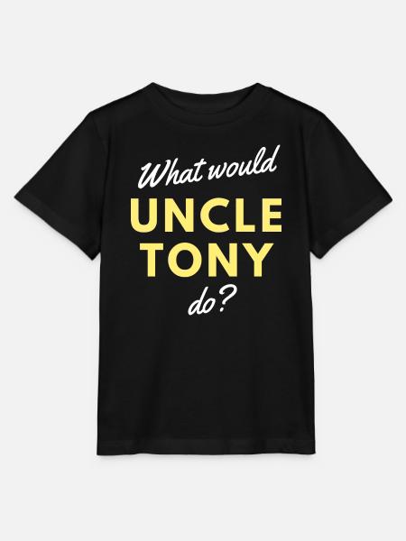 uncle tony - Stanley/Stella Kinder T-Shirt MINI CREATOR - Schwarz