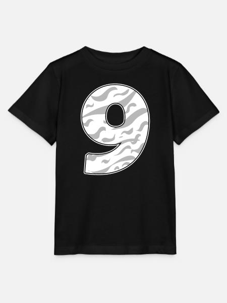 Neun - 9 - Stanley/Stella Kinder T-Shirt MINI CREATOR  - Schwarz