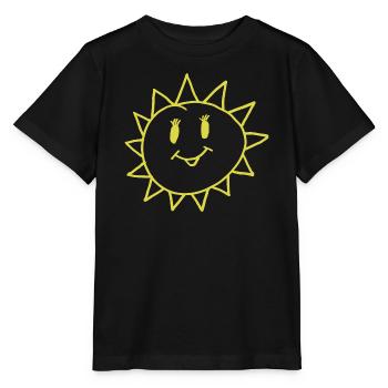 Sun - Stanley/Stella MINI CREATOR Kids’ T-Shirt - black - Front - Mikhail (115cm)