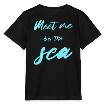 meet me by the sea - Stanley/Stella MINI CREATOR Kids’ T-Shirt - black - Front - Mikhail (115cm)